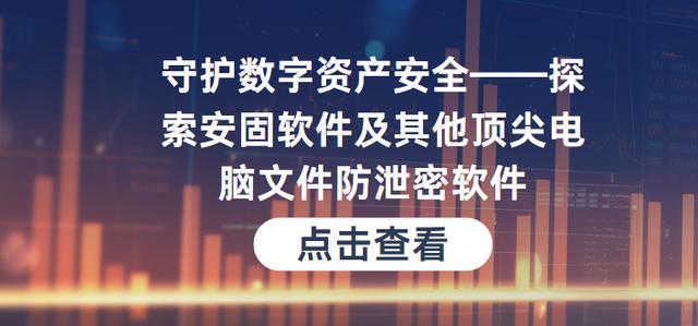 守护数字资产安全——探索安固软件及其他顶尖电脑文件防泄密软件